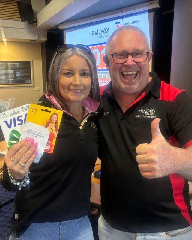 Featured image for “$500 Mega Raffle Winner: Vanessa at The Railway Taree”